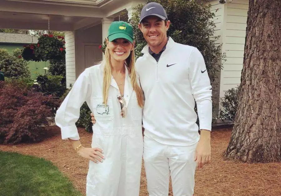Erica Stoll and Rory McIlroy Masters